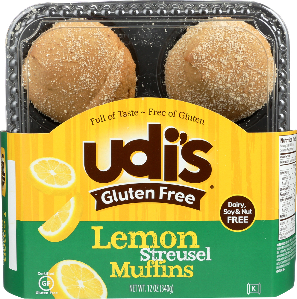 Udi'S, Lemon Streusel Muffins - 698997809364