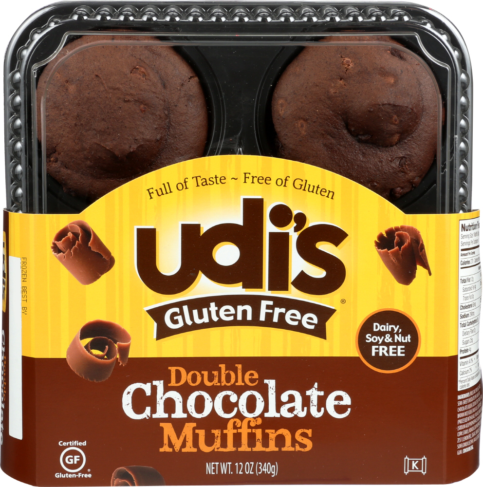 Udi'S, Muffins, Chocolate, Chocolate - 698997809371