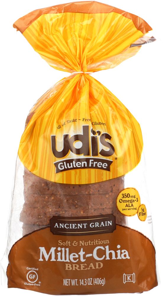 Udi'S, Ancient Grain Millet-Chia Bread - 698997809944