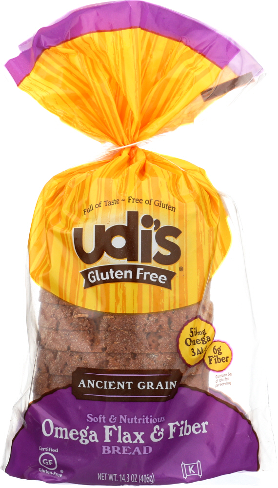 Udi'S, Ancient Grain Omega Flax & Fiber Bread - cheetos