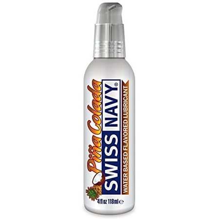 Swiss Navy Vibrant Flavors Water Based & Sugar Free - Pina Colada 4 oz - 699439009335