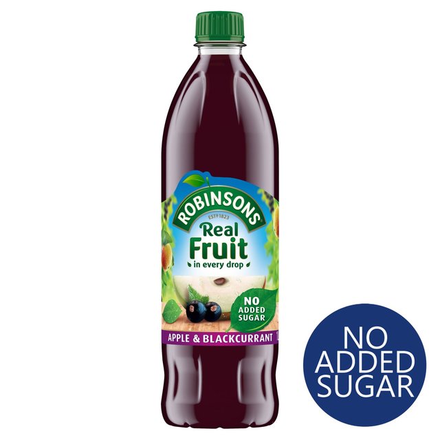 ROBINSONS: Apple & Blackcurrant Juice, 1 lt - 0699632000665