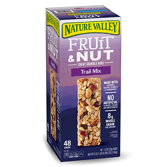 Nature Valley Fruit & Nut Chewy Trail Mix Granola Bars (48 ct.) (pack of 2) - 767563977353