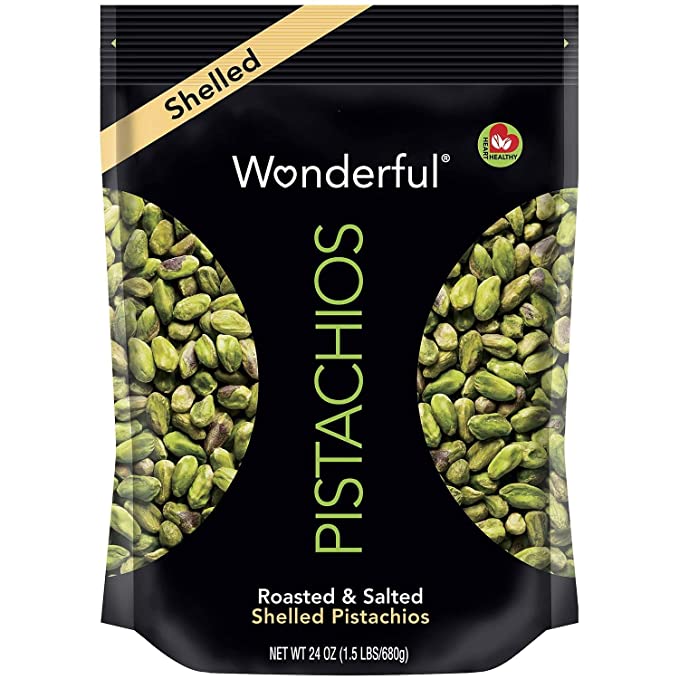 Wonderful Shelled Pistachios (24 oz.) - 732976285302