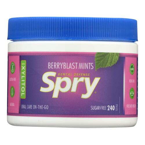 SPRY: Berry Blast Mints 240 pieces, 144 grams - 0700596000087