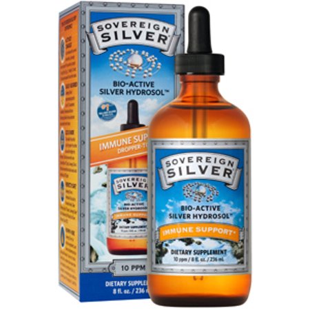 Sovereign Silver, Silver Hydrosol 10 ppm 8 oz - 701567667117