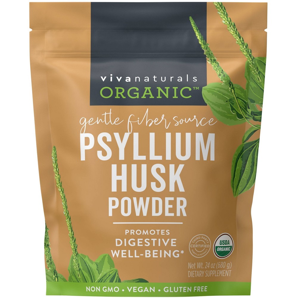 Organic Psyllium Husk Powder (1.5 lbs ) - Easy Mixing Fiber Supplement, Finely Ground & Non-GMO Powder for Promoting Regularity (B011QGTRG4) - 701722747876