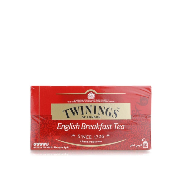 Twinings English breakfast tea 25s 50 - Waitrose UAE & Partners - 70177074579