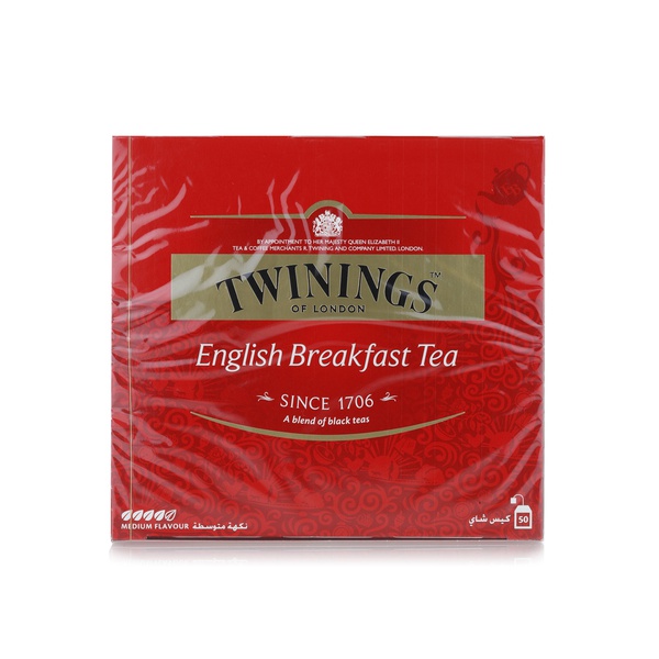 Twinings English breakfast tea 50s 100g - Waitrose UAE & Partners - 70177074647