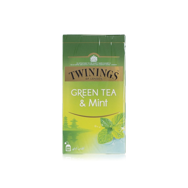 Twinings Goldline green tea and mint 25s 50g - Waitrose UAE & Partners - 70177173388
