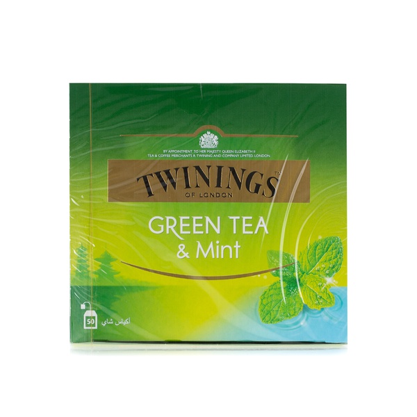 Twinings green tea mint tea 50's 100g - Waitrose UAE & Partners - 70177173425