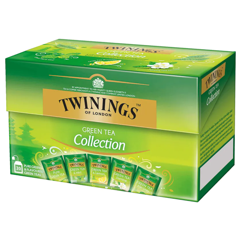 Twinings Grüntee Green Tea Collection 34g, 20 Stück - 70177174743