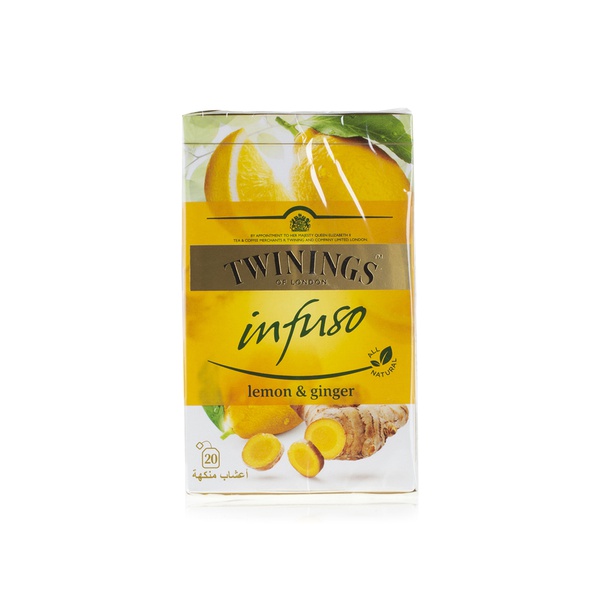 Twinings Infuso lemon and ginger 20s 30g - Waitrose UAE & Partners - 70177178017