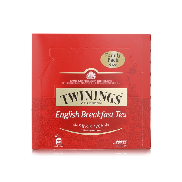 Twinings English breakfast tea 100s 200g - Waitrose UAE & Partners - 70177225827