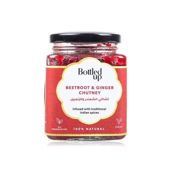 Bottled Up beetroot & ginger chutney 300g - Waitrose UAE & Partners - 702338985782