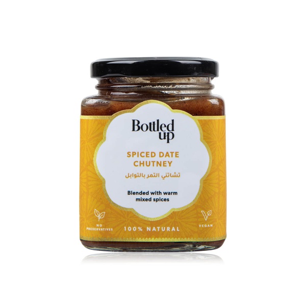 Bottled Up spiced date chutney 300g - Waitrose UAE & Partners - 702338985799