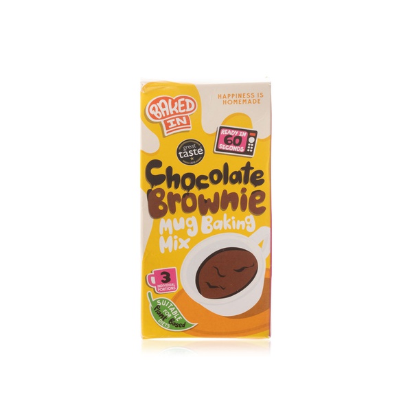 Baked In chocolate brownie mug mix 165g - Waitrose UAE & Partners - 702382684976