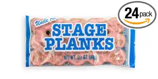  Uncle Al's Original Stage Plank Cookies, 2 Boxes of 12 Packs Each (24 packs total)  - 702895052217