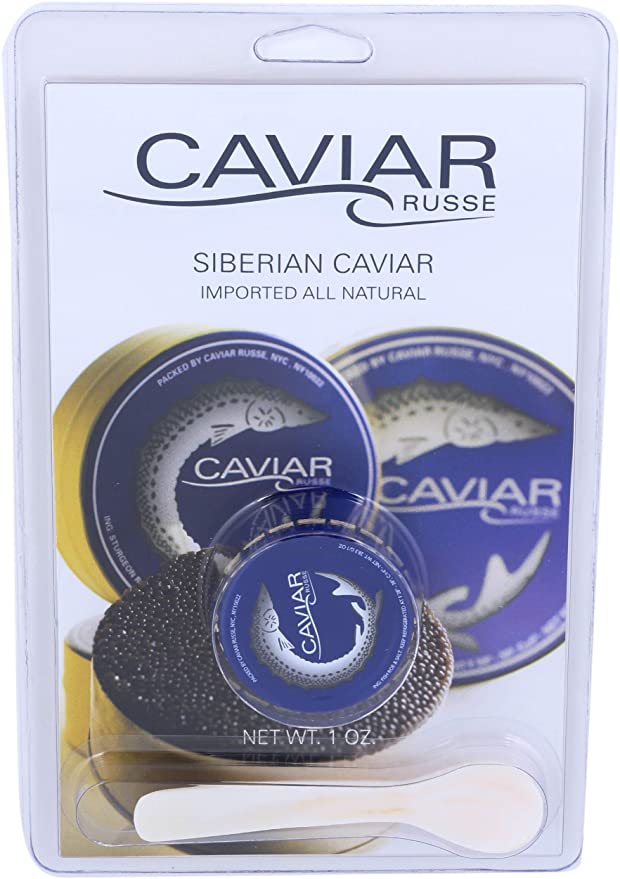 Caviar Russe, Siberian Osetra Caviar, 1 Ounce - 703082000189
