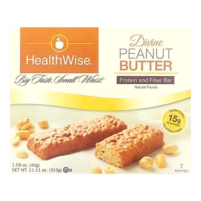  Fit Wise Divine Peanut Butter Bar Ideal Protein Compatible  - 703447032466
