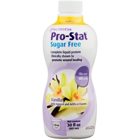Pro-Stat Sugar-Free Protein Supplement Vanilla Flavor 30 oz. Bottle Ready to Use, Case of 6 - 703856079632