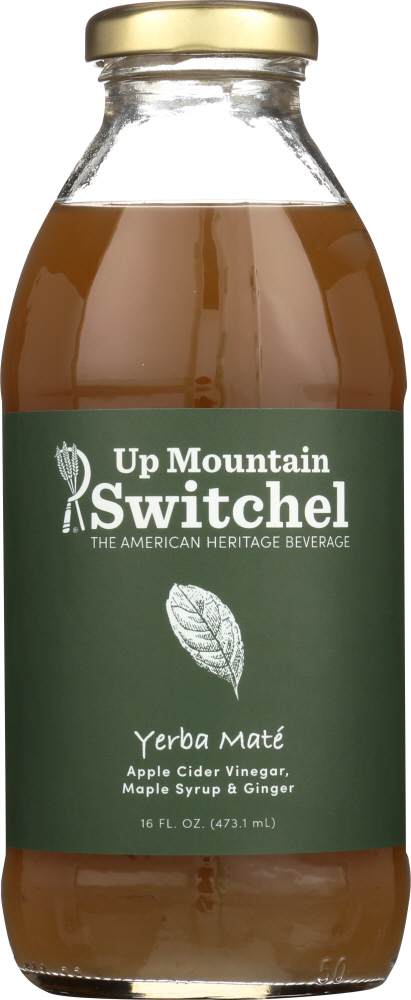 UP MOUNTAIN: Yerba Mate Switchel Beverage, 16 fl oz - 0703856863057
