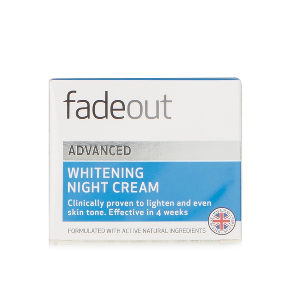 Fade out whitening night cream 50ml - Waitrose UAE & Partners - 703878001031