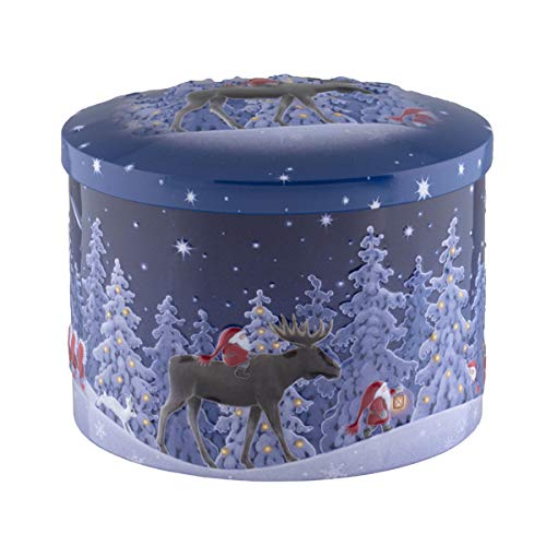  Gardiners of Scotland Sea Salt & Caramel Fudge Gift Tin, Nordic Nights, 8.8 Ounce  - 704039022209