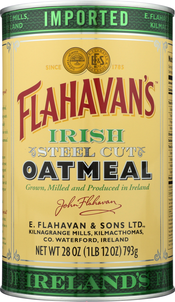 FLAHAVANS: Irish Oatmeal, 28 oz - 0704174000209