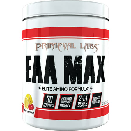Primeval Labs EAA Max - Elite Amino - Cherry Lemonade - 30 Servings - 704438490616