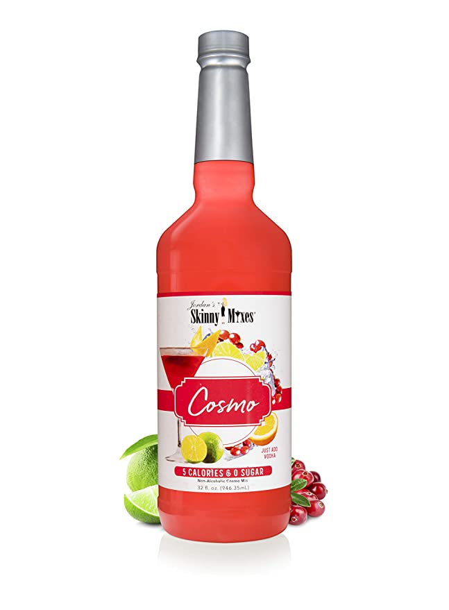  Jordan's Skinny Mixes Cosmo, Sugar Free Cocktail Flavoring Mix, 32 Ounce Bottle  - 705105725611