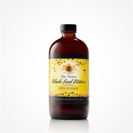 Gye Nyame Black Seed Bitters with Moringa 16 oz - 705105836461