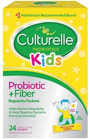 Culturelle Kids Regularity Probiotic & Fiber Helps Restore Regularity & Keeps Kids' Digestive Systems Running Smoothly* 24 Single Packets - 705377491740