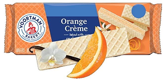  Voortmann Bakery Orange Cremem Wafers, 10.6 Oz  - 705464551500