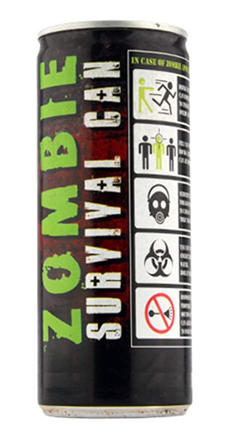 Zombie Survival Can Energy Drink, 12 Fl Oz (355 mL) - 705464552606