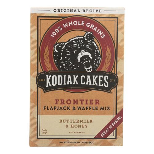 Kodiak Cakes Flapjack And Waffle Mix - Buttermilk And Honey - Case Of 6 - 24 Oz. - 0705599011313