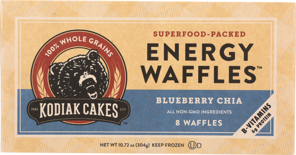Blueberry Chia Energy Waffles - 705599012150