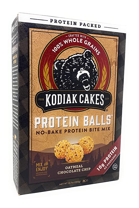  Kodiak Cakes Oatmeal Chocolate Chip Protein Balls 12.7oz - 1 box - 705599015007
