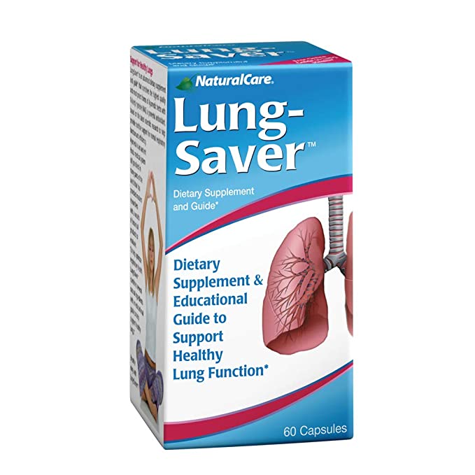  NaturalCare LungSaver for Healthy Clear Lungs, 60 Capsules  - 590291900887