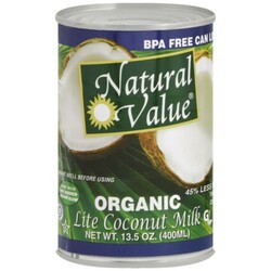 Natural Value Coconut Milk - 706173010234