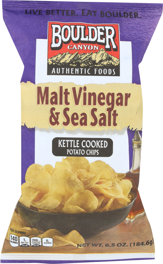 Malt Vinegar & Sea Salt Classic Cut Potato Chips, Malt Vinegar & Sea Salt - 708163118326