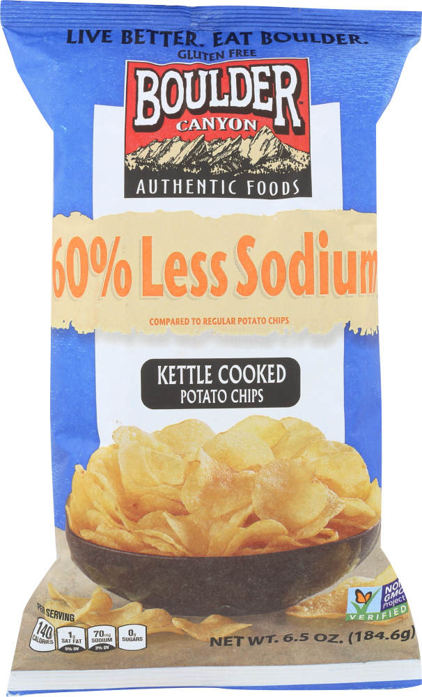 60% Less Sodium Classic Cut Potato Chips - 708163118401