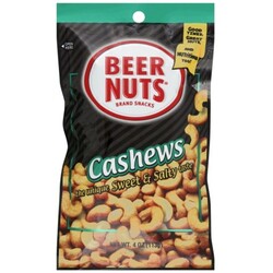 Beer Nuts Cashews - 70842302006