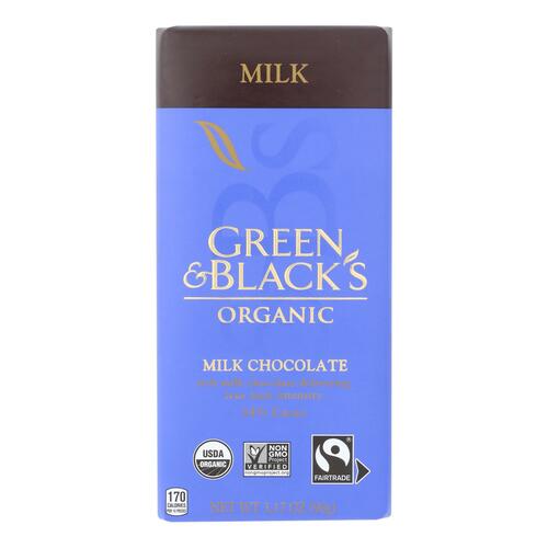 GREEN & BLACKS: Organic Milk Chocolate Bar, 3.17 Oz - 0708656001494