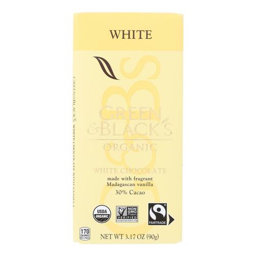 Organic white chocolate with vanilla, vanilla - 0708656001517