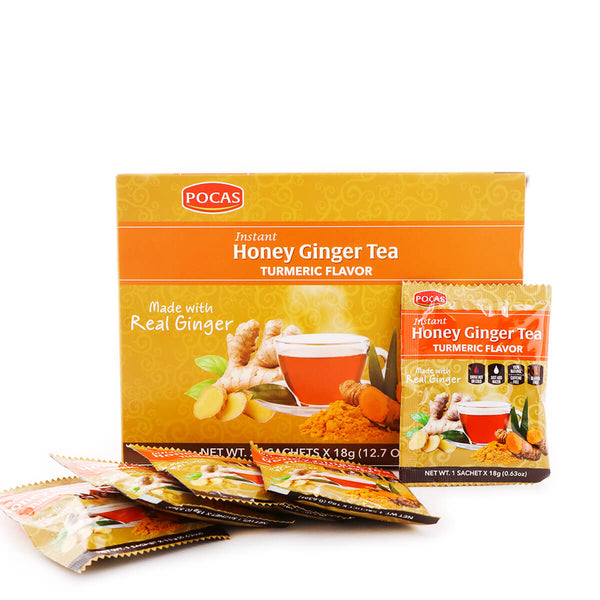 Instant Honey Ginger Tea Turmeric Flavor - 708828980589