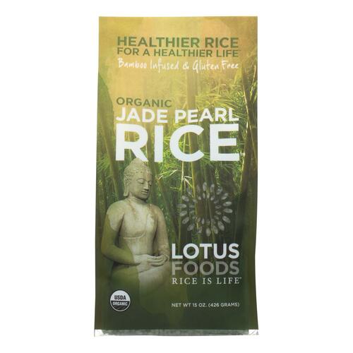 LOTUS FOODS: Gluten Free Organic Jade Pearl Rice, 15 oz - 0708953103600