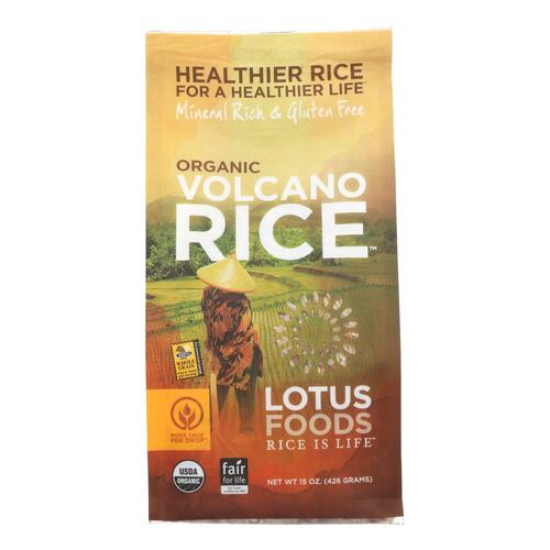 LOTUS FOODS: Rice Volcano Brown and Red Heirloom Rices, 15 oz - 0708953503585