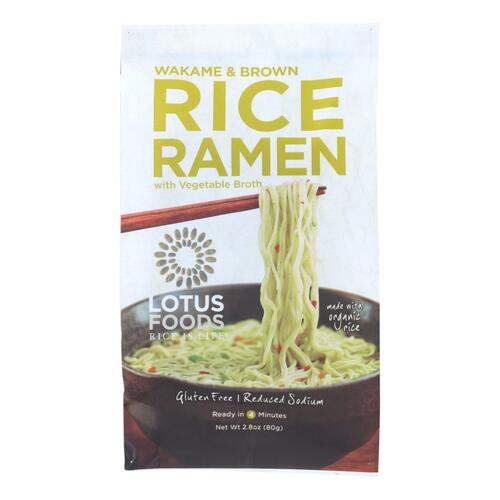 Wakame & Brown Rice Ramen With Vegetable Broth - 708953601052