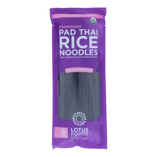 LOTUS FOODS: Pad Thai Rice Noodles Organic Forbidden, 8 oz - 0708953641010